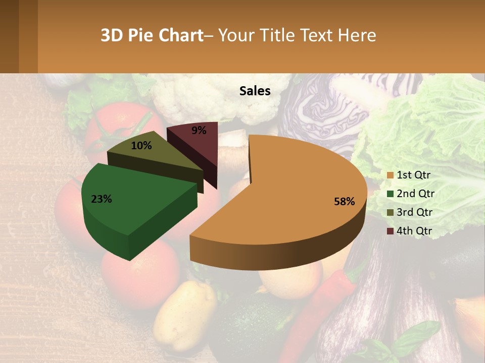 Vegetables On The Table PowerPoint Template