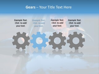 Man Driving A Car PowerPoint Template