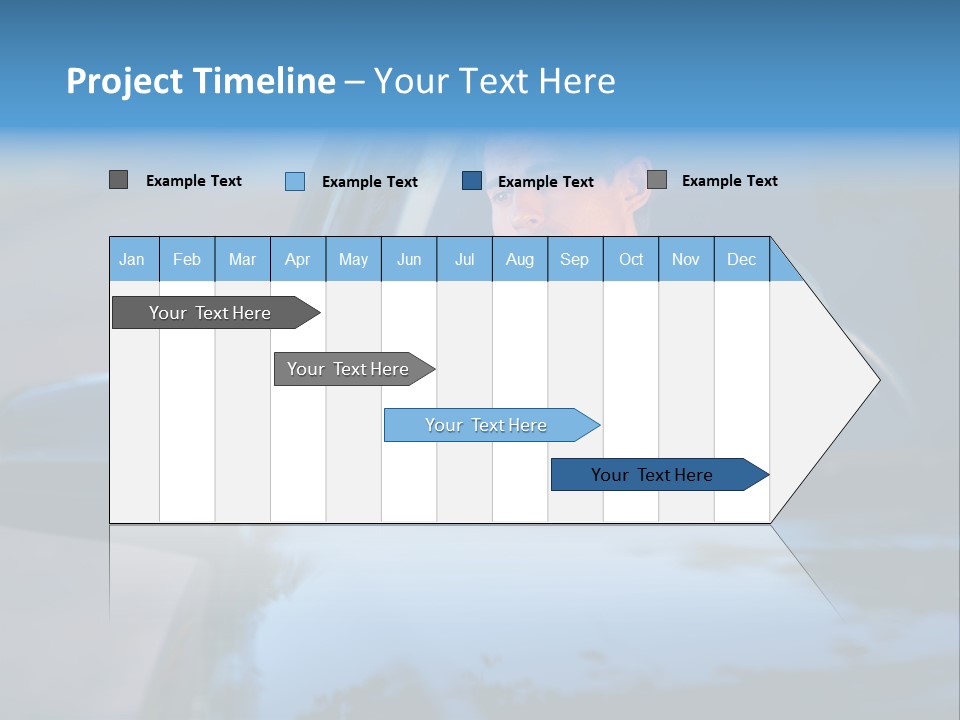 Man Driving A Car PowerPoint Template