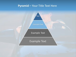 Man Driving A Car PowerPoint Template