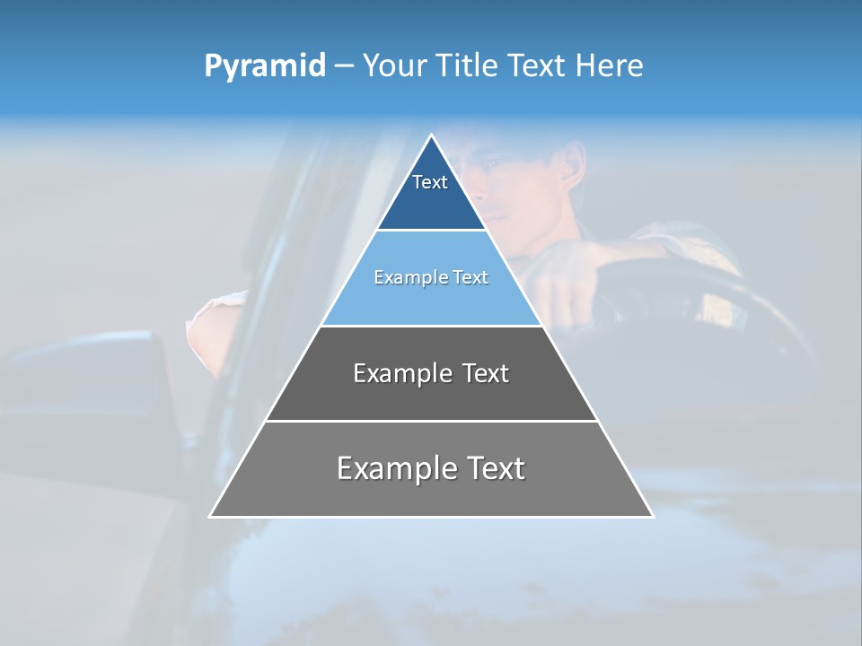 Man Driving A Car PowerPoint Template