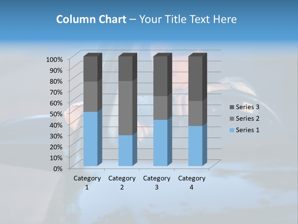 Man Driving A Car PowerPoint Template