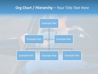 Man Driving A Car PowerPoint Template