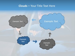 Man Driving A Car PowerPoint Template