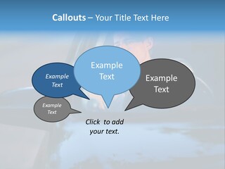 Man Driving A Car PowerPoint Template