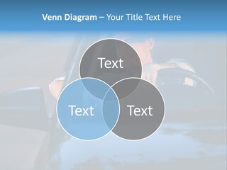 Man Driving A Car PowerPoint Template