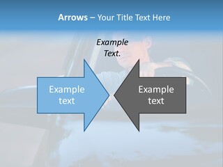 Man Driving A Car PowerPoint Template