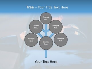 Man Driving A Car PowerPoint Template