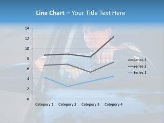 Man Driving A Car PowerPoint Template