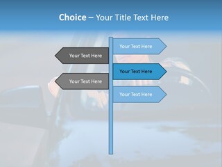 Man Driving A Car PowerPoint Template