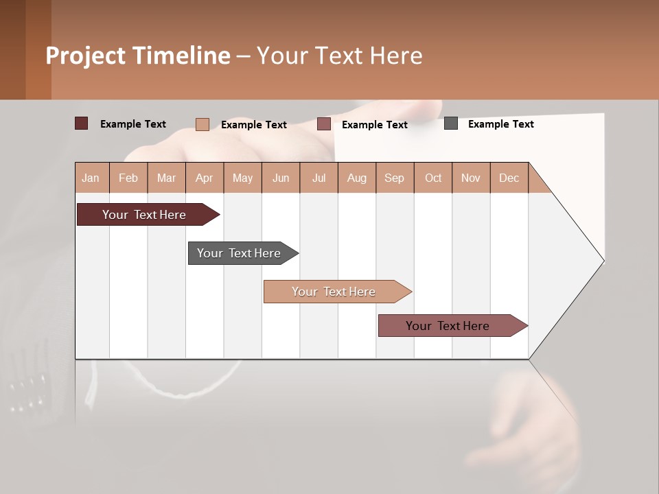 Card In Hand PowerPoint Template