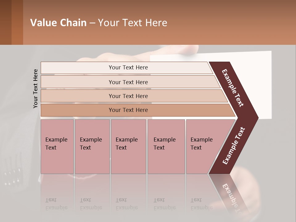 Card In Hand PowerPoint Template