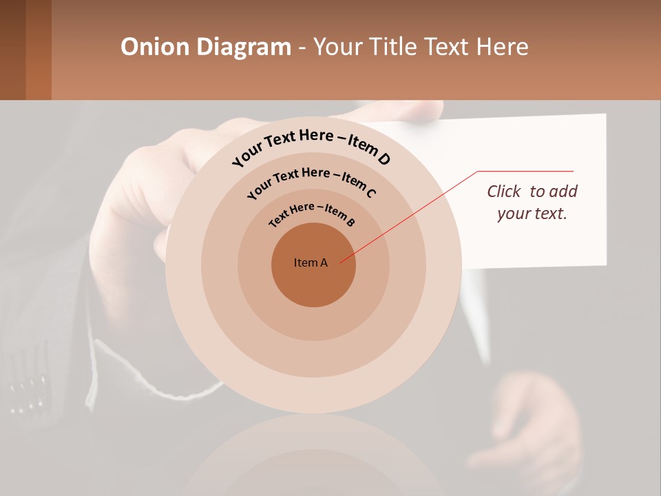 Card In Hand PowerPoint Template