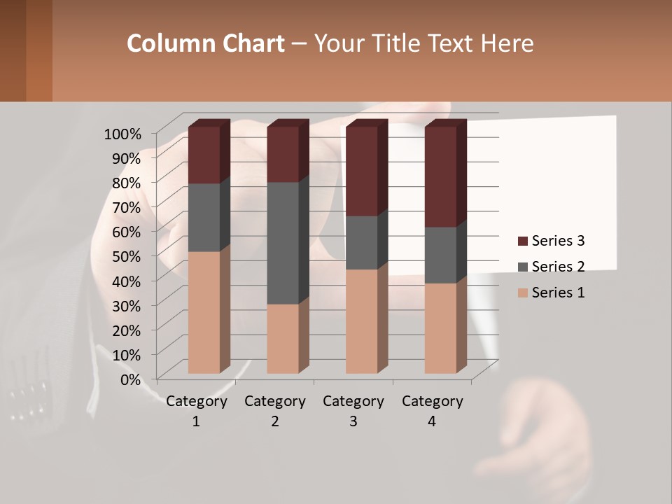 Card In Hand PowerPoint Template