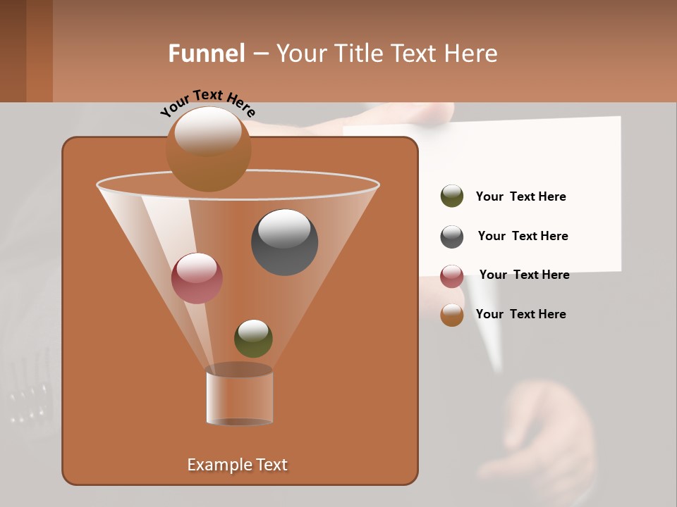 Card In Hand PowerPoint Template