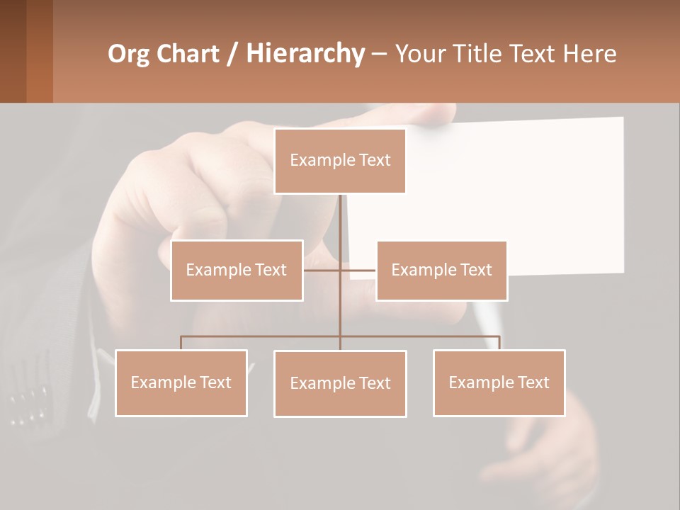 Card In Hand PowerPoint Template
