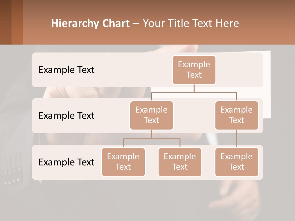 Card In Hand PowerPoint Template