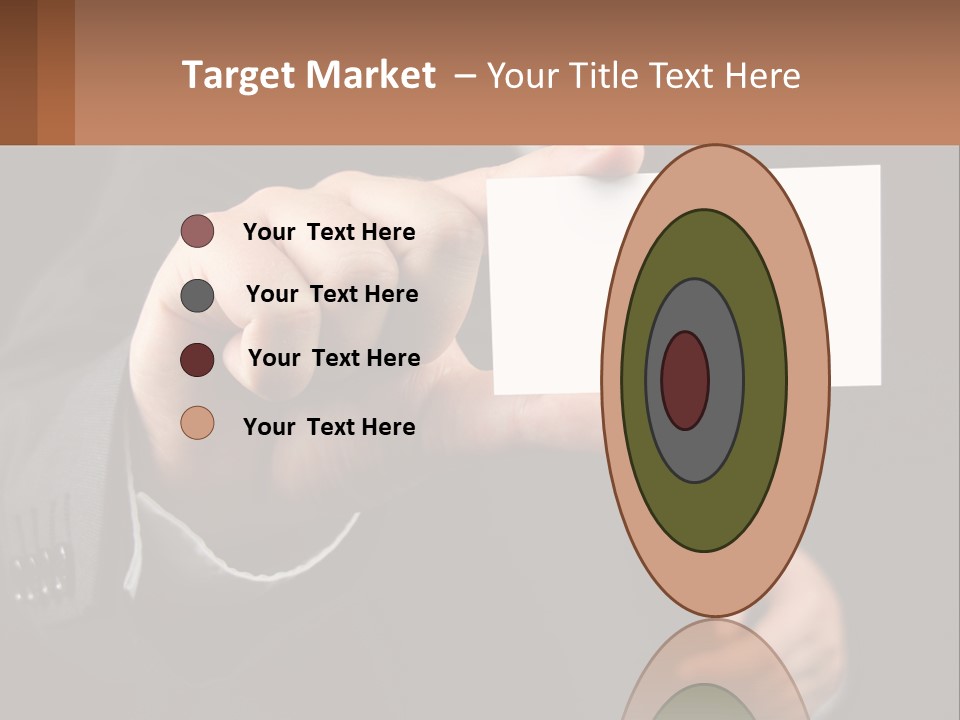 Card In Hand PowerPoint Template