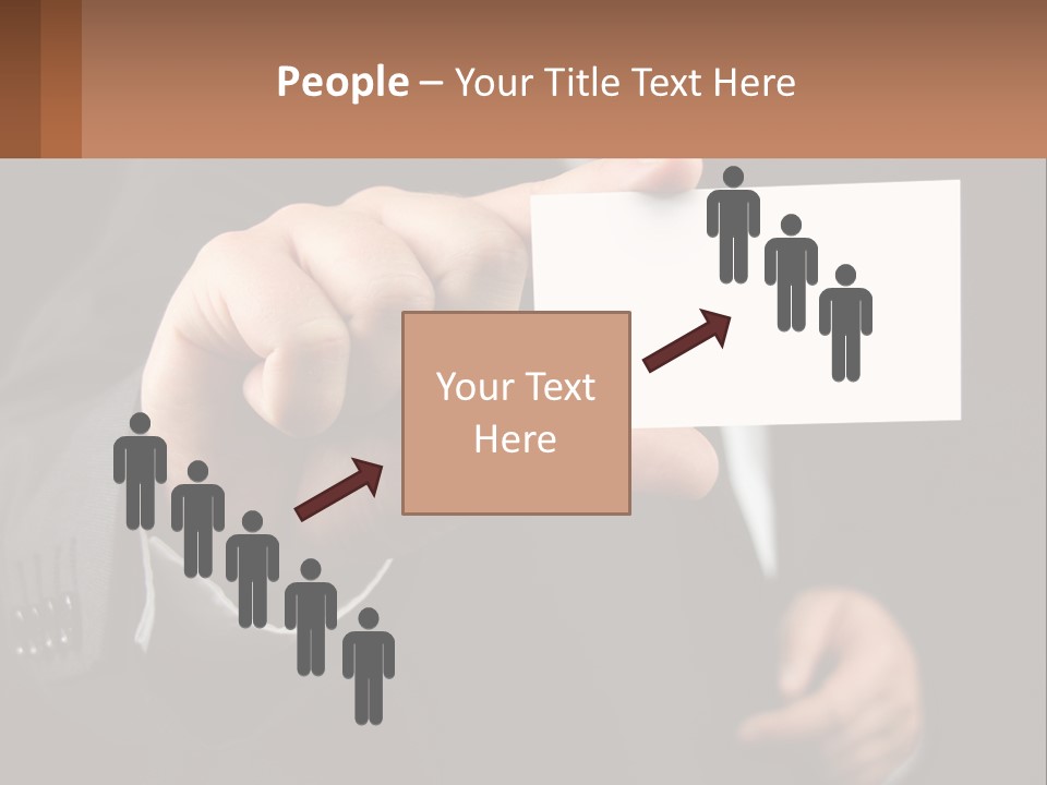 Card In Hand PowerPoint Template