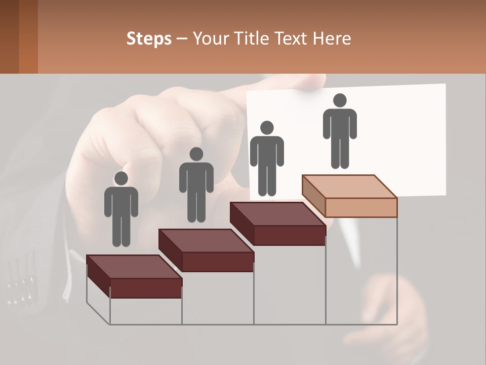 Card In Hand PowerPoint Template