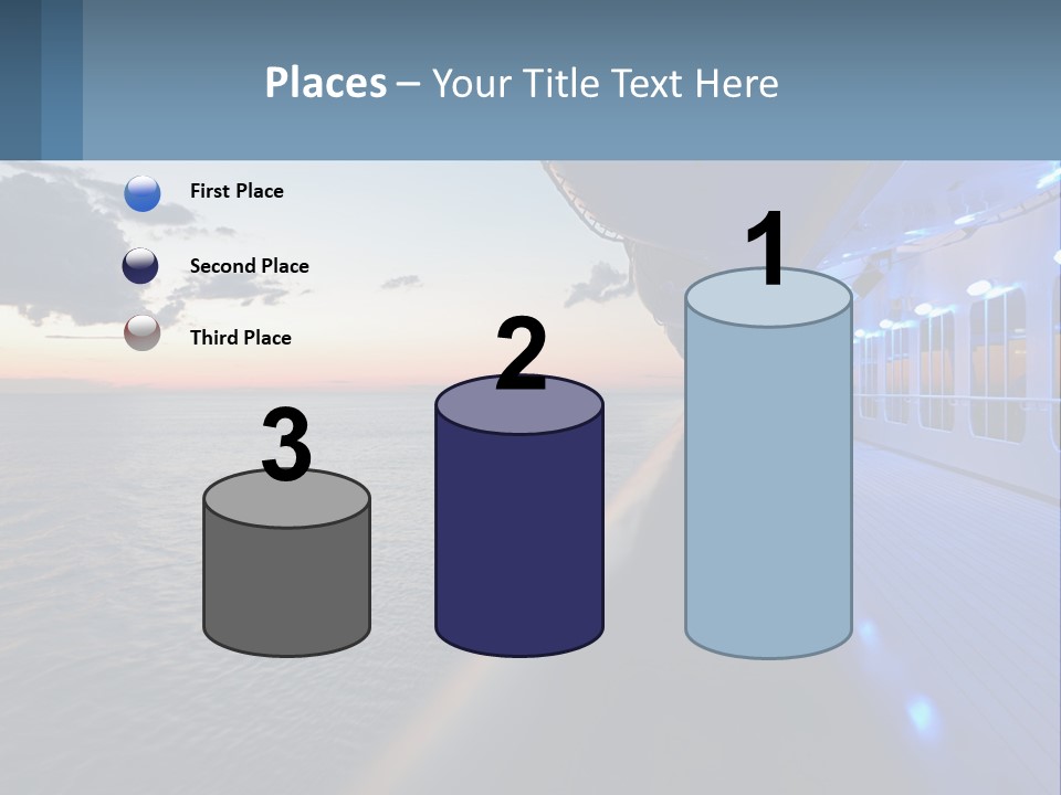 Sunset At Sea PowerPoint Template