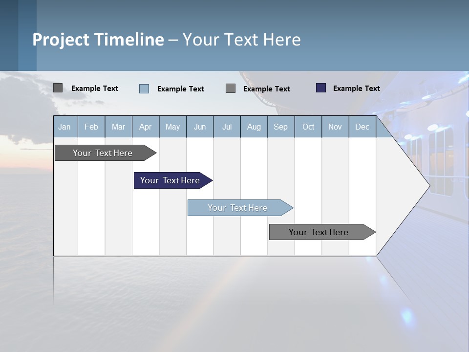 Sunset At Sea PowerPoint Template
