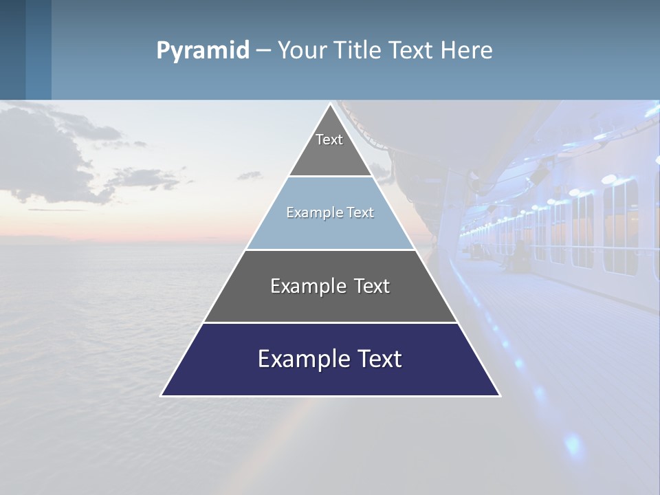 Sunset At Sea PowerPoint Template