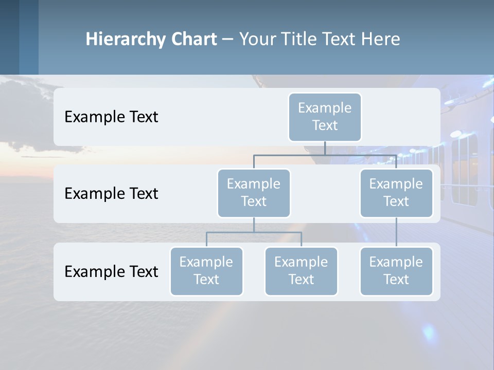 Sunset At Sea PowerPoint Template