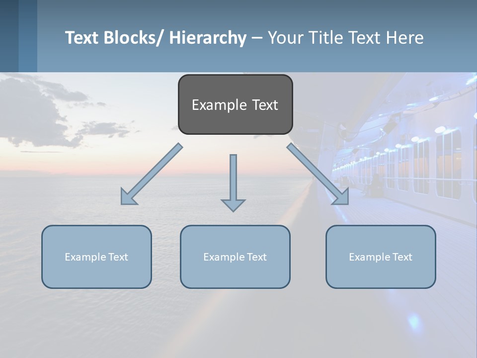 Sunset At Sea PowerPoint Template
