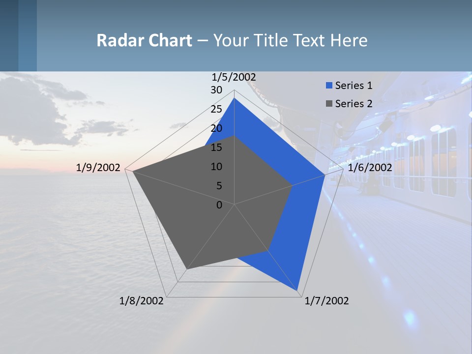 Sunset At Sea PowerPoint Template