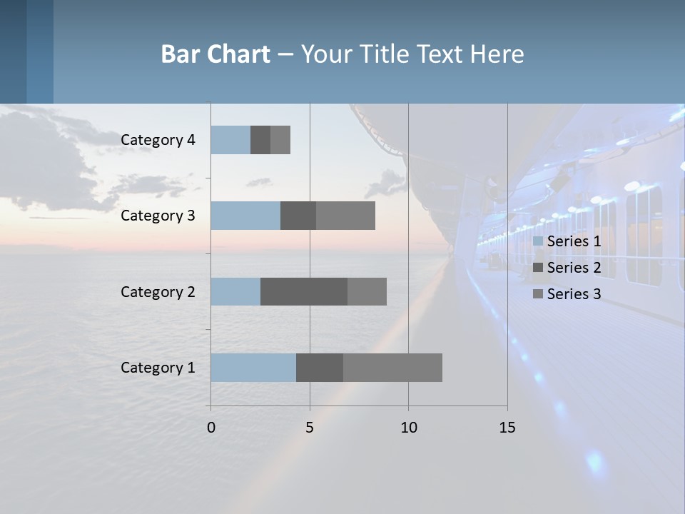 Sunset At Sea PowerPoint Template