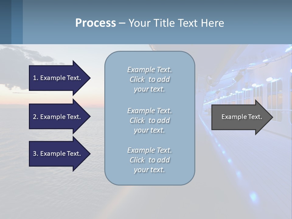 Sunset At Sea PowerPoint Template