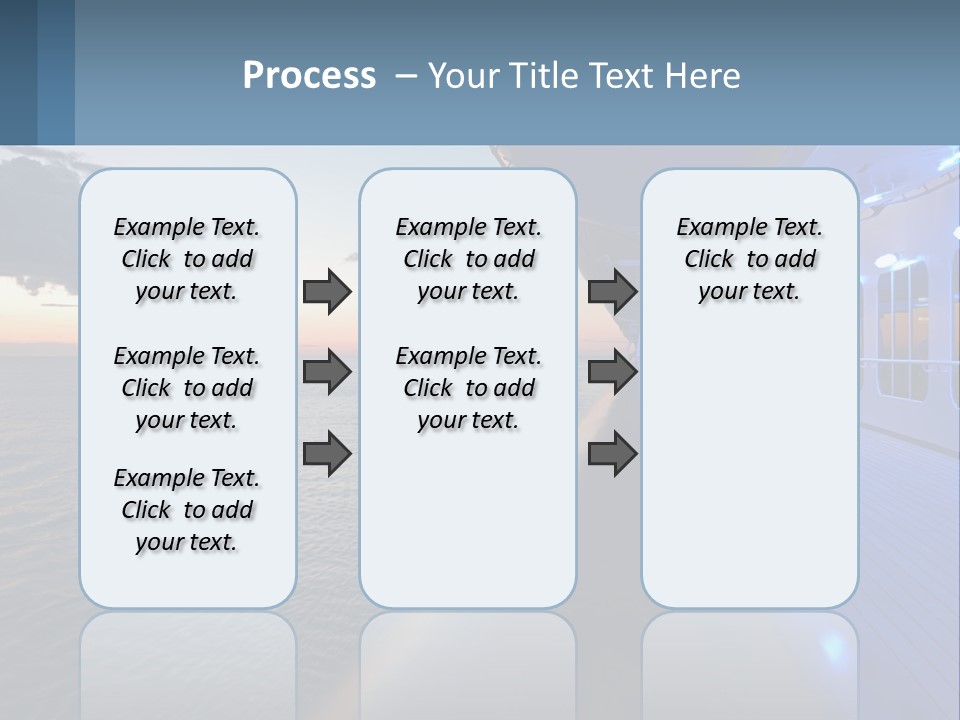 Sunset At Sea PowerPoint Template