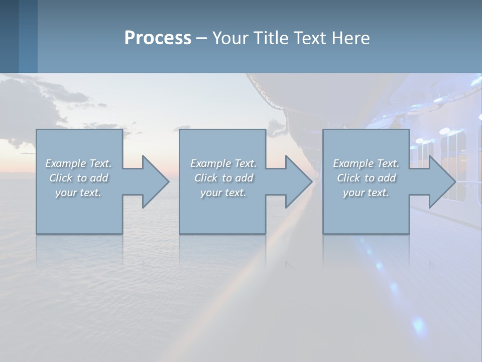 Sunset At Sea PowerPoint Template