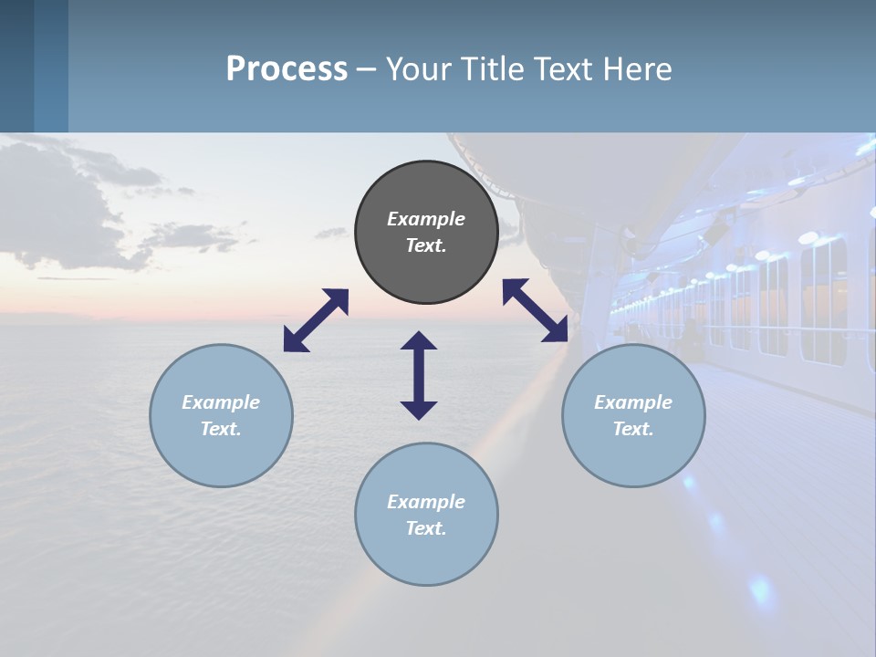 Sunset At Sea PowerPoint Template
