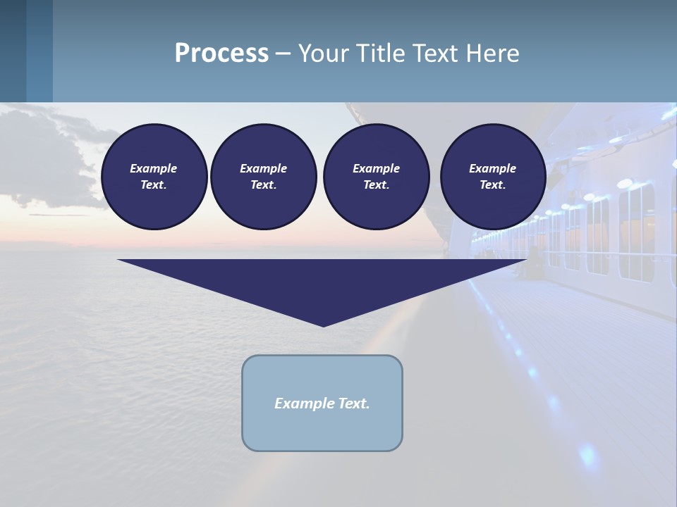 Sunset At Sea PowerPoint Template
