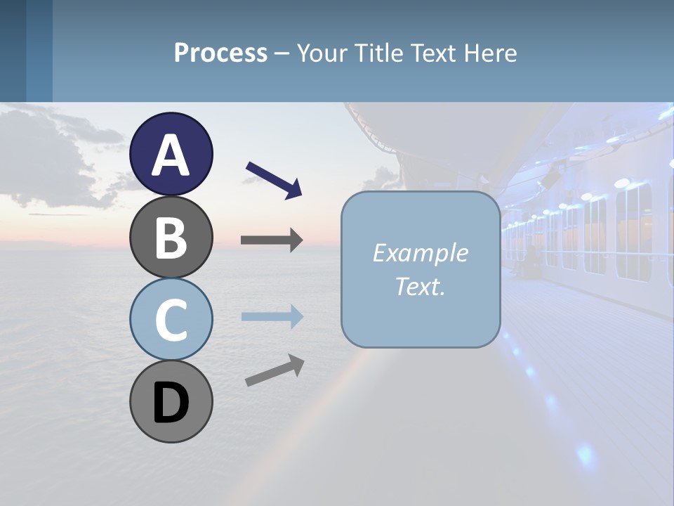 Sunset At Sea PowerPoint Template