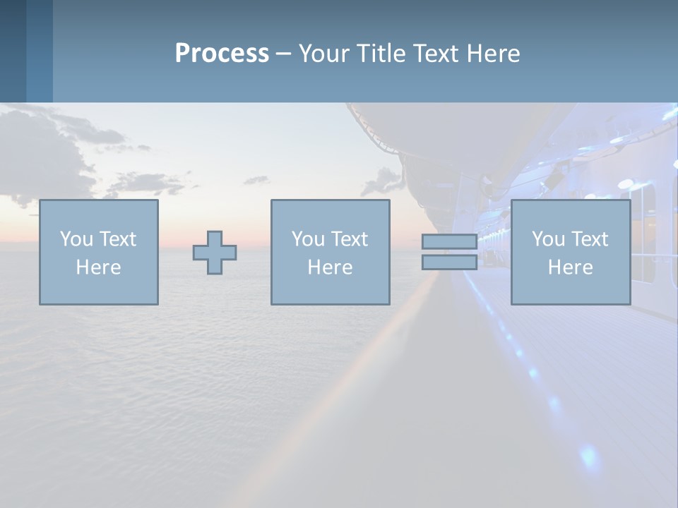 Sunset At Sea PowerPoint Template