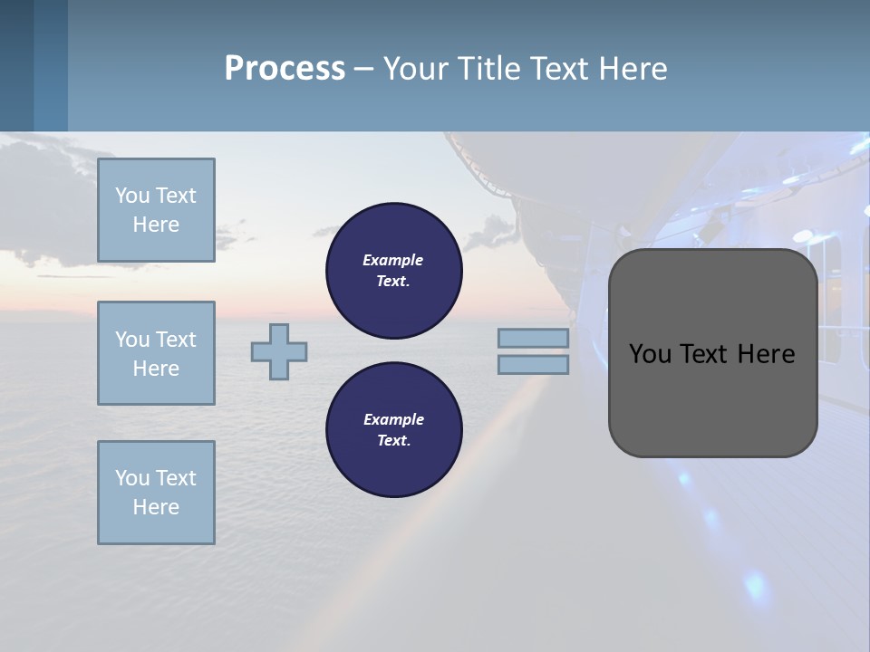 Sunset At Sea PowerPoint Template