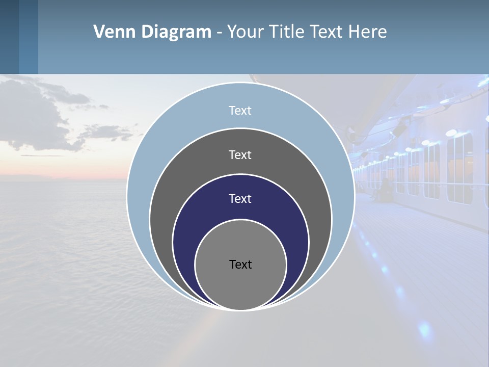 Sunset At Sea PowerPoint Template