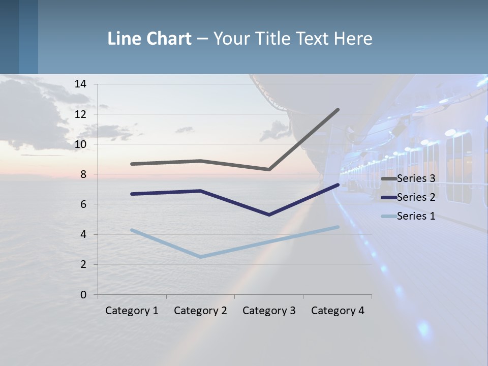 Sunset At Sea PowerPoint Template