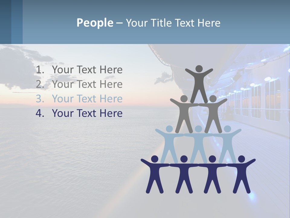 Sunset At Sea PowerPoint Template