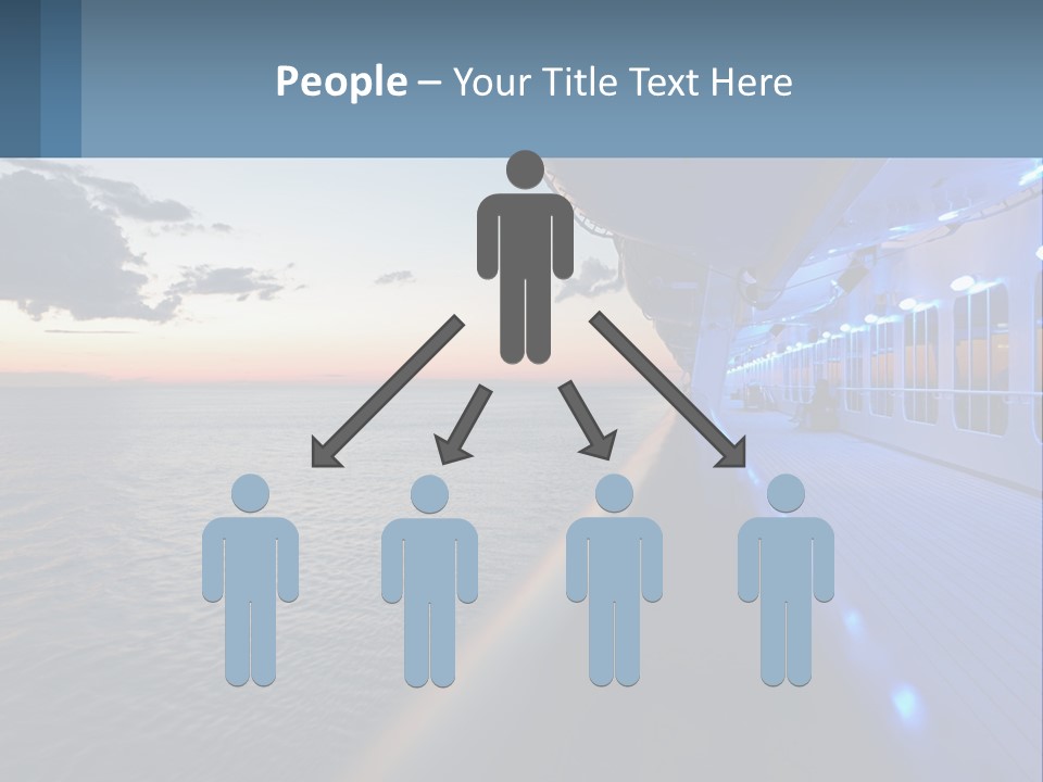 Sunset At Sea PowerPoint Template