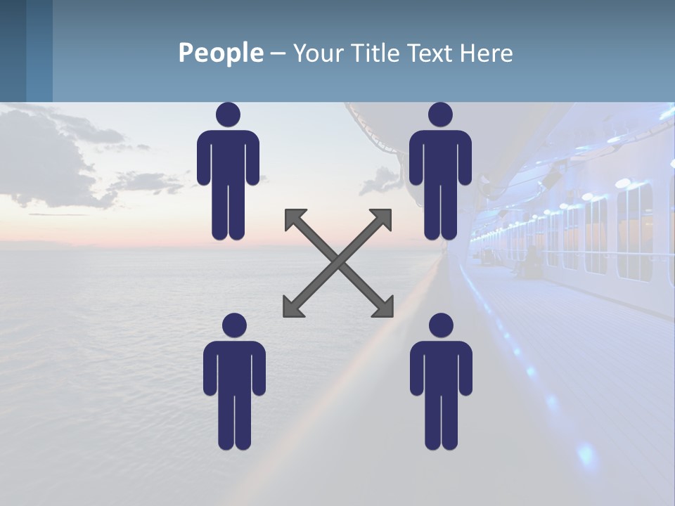 Sunset At Sea PowerPoint Template