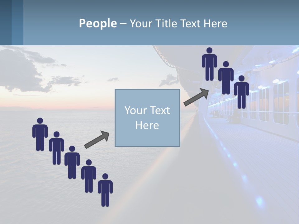 Sunset At Sea PowerPoint Template