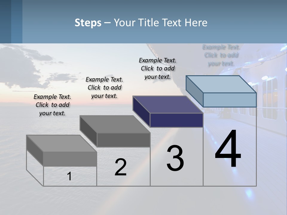 Sunset At Sea PowerPoint Template