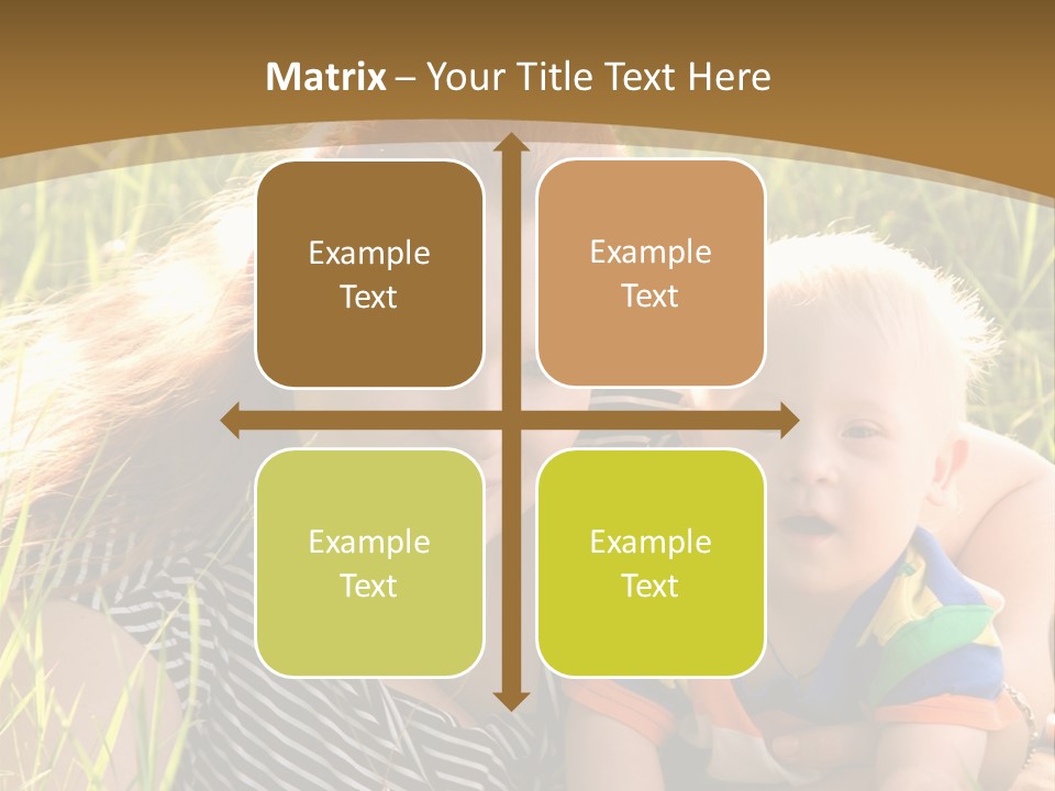 Mom With Baby PowerPoint Template