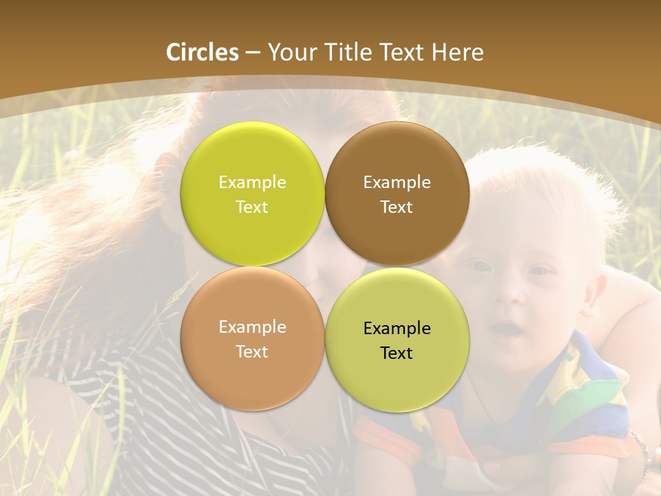 Mom With Baby PowerPoint Template