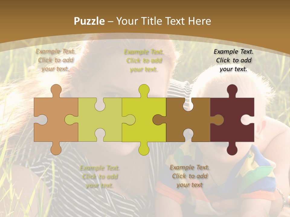 Mom With Baby PowerPoint Template