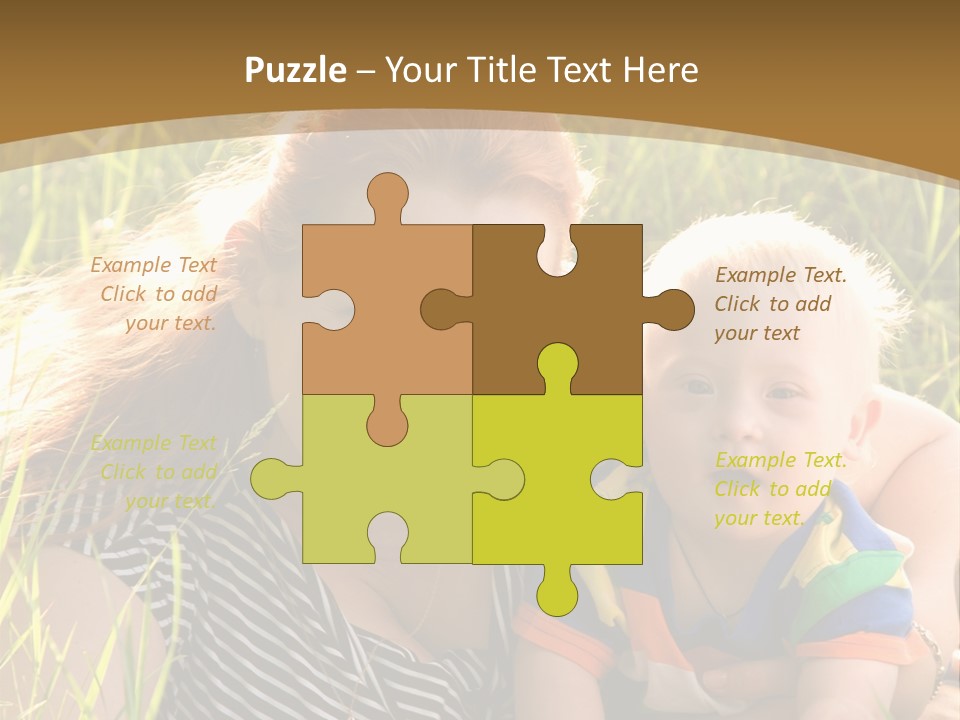 Mom With Baby PowerPoint Template